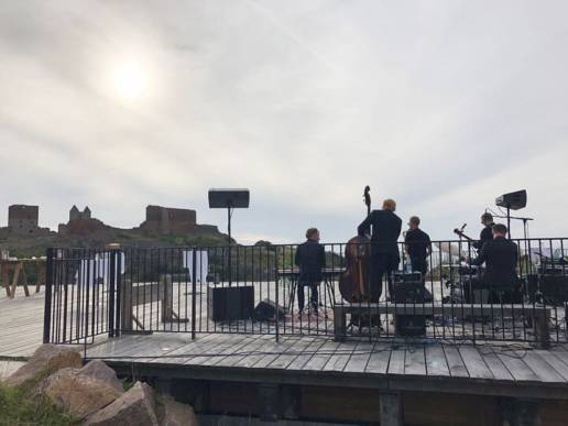 Jazz ved Hammershus på Bornholm